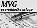 MVG prevodilačke usluge
