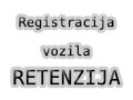 Registracija vozila Retenzija