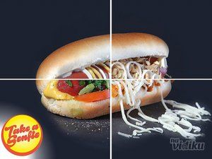 Fast food hot dog - Take a Senfie