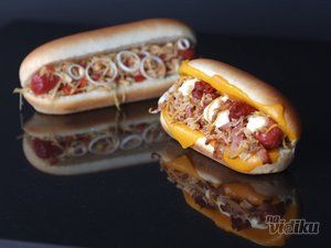 Fast food hot dog - Take a Senfie