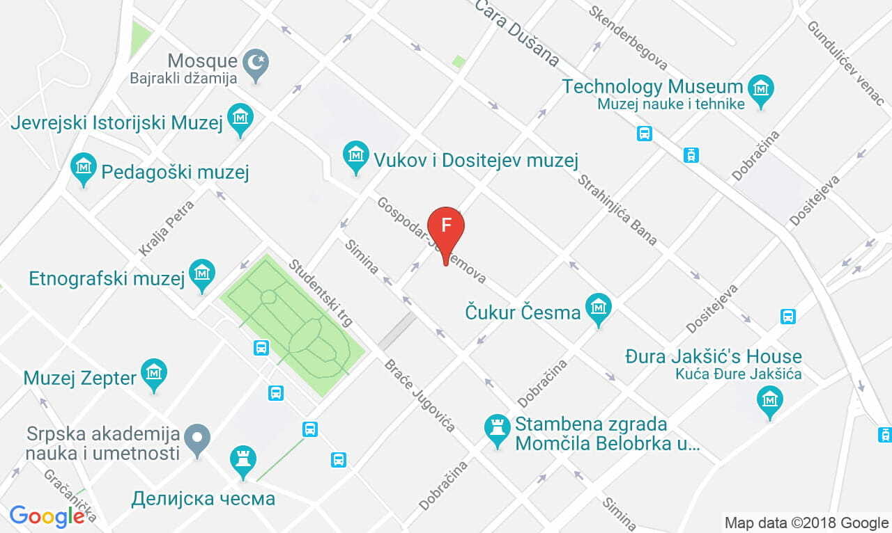 Kontakt Mapa Restoran Jevrem Adresa Gospodar Jevremova 36 Lokacija Beograd 9535