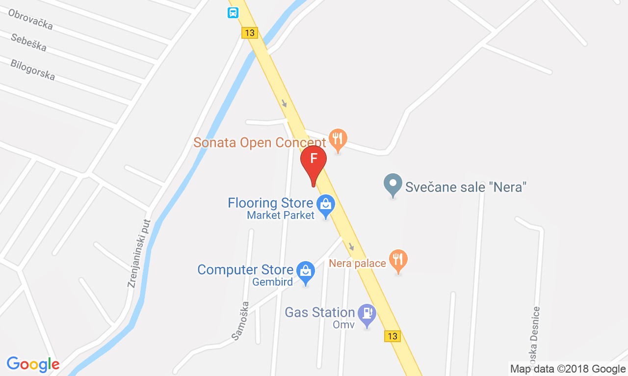 Mapa Auto otpad Auto centar, Adresa Zrenjaninski put 97/2, Lokacija Borča, Beograd