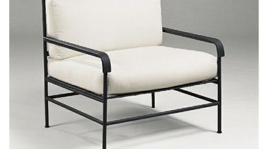 Fotelja od kovanog gvožđa ručni rad (bez jastuka)