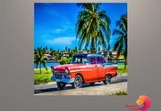 Slika - Cuba car 50x50cm