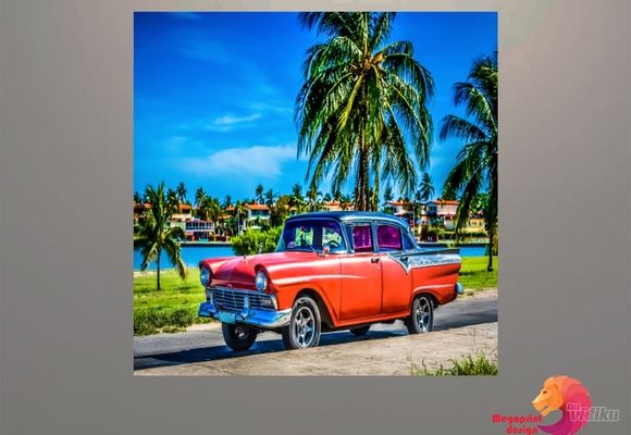 Slika - Cuba car 50x50cm