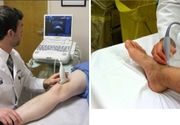 Pregled ortopeda sa ultrazvukom bolnog zgloba