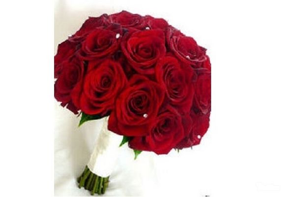 Bidermajer (crvene ruže)