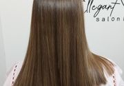 Balayge + feniranje srednja dužina kose