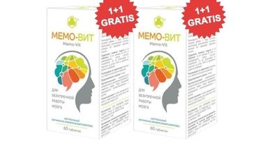 MEMOVIT za moždanu cirkulaciju, 60 tbl 1+1 gratis