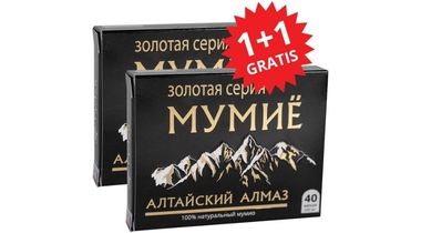 MUMIO ALTAJSKI ALMAZ 40 kapsula, 1+1 GRATIS