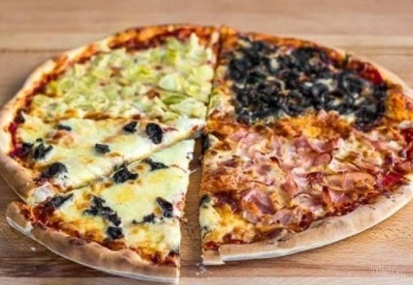2 pizze Quattro stagione (po 32cm)