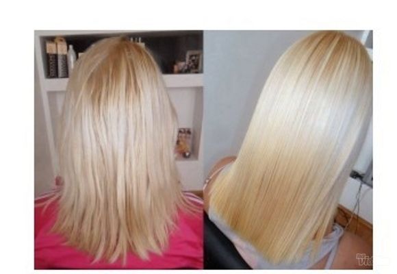 Trajno ispravljanje keratinom za srednju duzinu