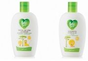 Eco gel za tuširanje bez sulfata za trudnice i dojilje "Baby care" 260ml + Eco šampon za bebe, bez suza, za uzrast 3+ "Baby care" 260ml