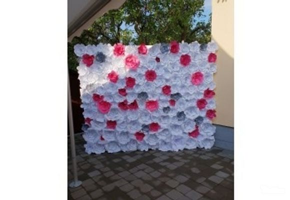 Cvetni zid - pozadina za fotografisanje (3m x 2,5m)