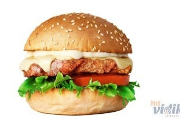 Chicken burger (Cezar burger) + Cezar salata (obrok salata)