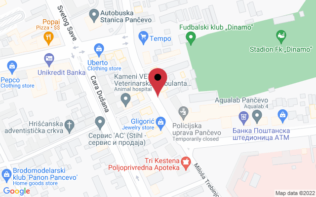 Mapa lokacije firme BS Mobile servis i prodaja mobilnih telefona i opreme