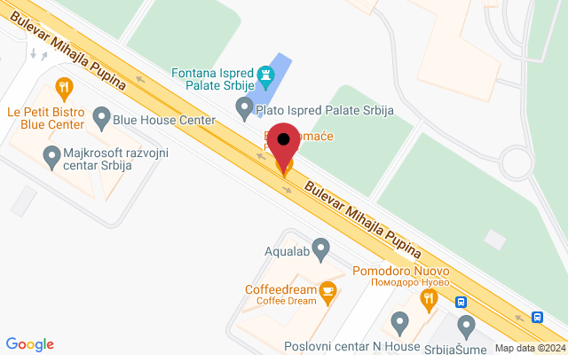 Mapa lokacije firme Proizvodnja nameštaja Blagojev Naslednik