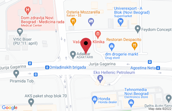 Kontakt Mapa Uno Momento 2 Adresa Jurija Gagarina 20t Lokacija Novi 