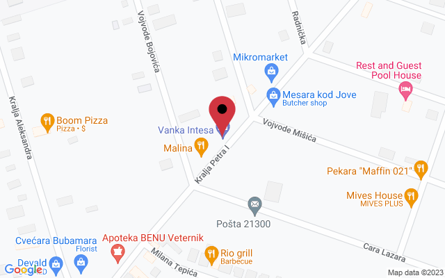 Mapa lokacije firme Floresita Wedding Gift Shop
