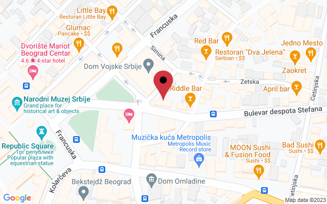 Mapa lokacije firme Hair By Rakel frizerski salon
