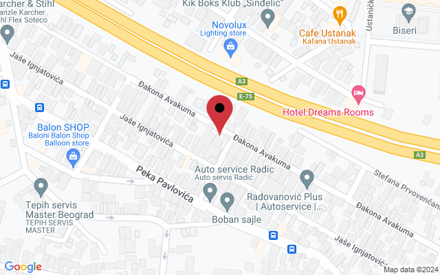 Mapa lokacije firme Gardenium vrtni centar