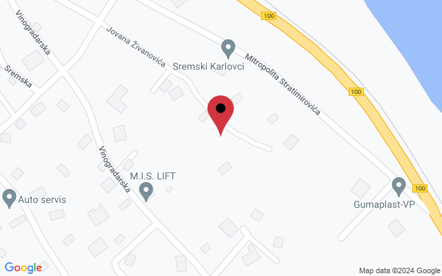 Mapa lokacije firme DVORIŠTANCE rodjendaonica i produženi boravak