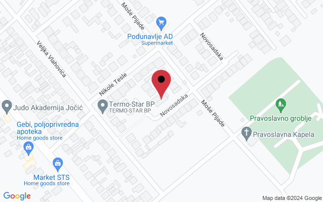 Mapa lokacije firme Dr Sokolović stomatološka ordinacija