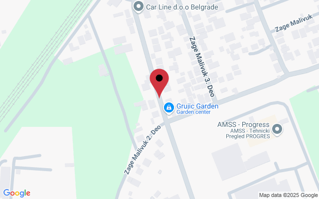 Mapa lokacije firme Diyor Lux molerski radovi