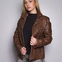Ženska kožna jakna - model-1