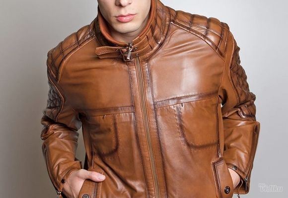 Muška kožna jakna - model-15