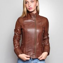 Ženska kožna jakna - model-34