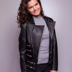 Ženska kožna jakna - model-37