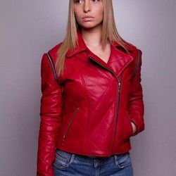 Ženska kožna jakna - model-38