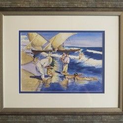 Bojan Stricevic - Akvarel slika Kupanje - Galerija Spanac