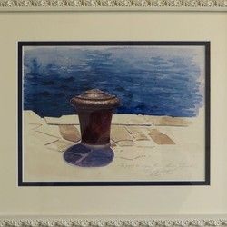 Bojan Stricevic - Akvarel slika Vez na moru - Galerija Spanac