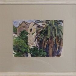 Mihail Kulacic - Akvarel slika Palma - Galerija Spanac