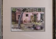 Mihail Kulacic - Akvarel slika Staro dvoriste - Galerija Spanac