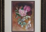 Mihail Kulacic - Akvarel slika Tri ruze - Galerija Spanac