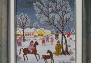 Desa Petrov Morar - Prodaja slike Zimske igre - Galerija Španac