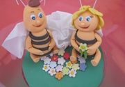 Figurica za tortu Pčelica Maja i Pavo - Rođendanac ukrasi za torte