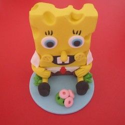 Figurica za tortu Sunđer Bob - Rođendanac ukrasi za torte