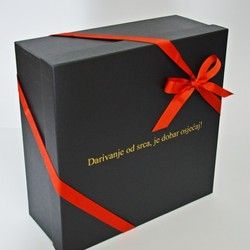 Kartonska kutija za poklone - Kutijica kutije za nakit