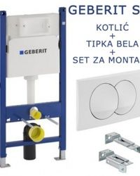 Ugradni vodokoltic GEBERIT SET BELA TIPKA - Kerametal salon kupatila