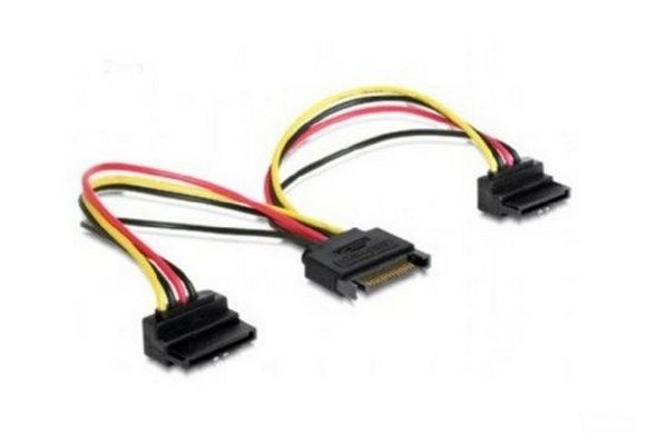 Gembird SATA power splitter cable 0,15m 90 degree - Lajtnet - Servis i prodaja novih Apple uređaja