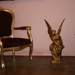 Pozlata fotelja Luj XV - Royal Gold umetnička radionica