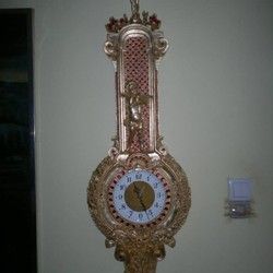 Pozlata i ukrašavanje cirkonima starih zidnih satova - Royal Gold umetnička radionica