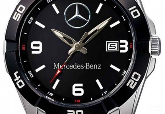 Reklamni sat sa znakom auta Mercedes 2