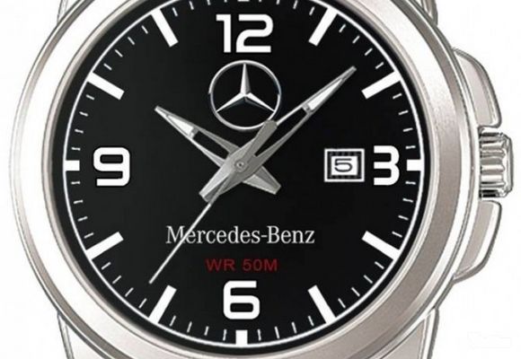 Reklamni sat sa znakom auta Mercedes 3