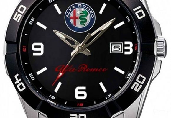 Reklamni sat sa znakom auta Alfa Romeo