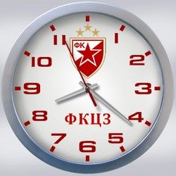 Reklamni zidni sat Crvena Zvezda